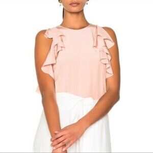 ALEXIS Rose Lachlan Ruffle Sleeve Blouse